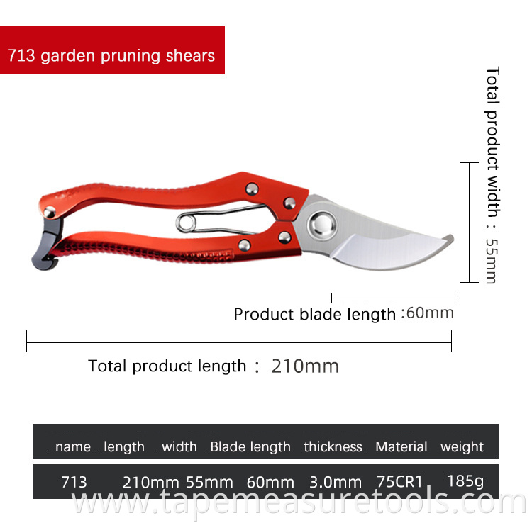 Factory custom garden tools pruning shears fruit tree shears